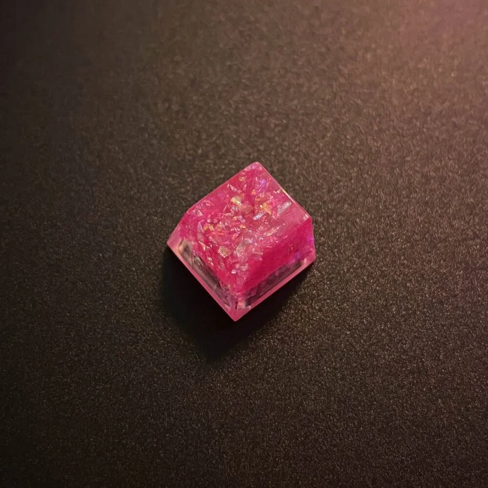 Pink Glitter Sparkly Keycap for OEM Design,